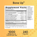 Jarrow Formulas Bone-Up 240 Capsules 6 Per-Day (40-Day Supply) - DailyVita