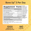 Jarrow Formulas Bone-Up 180 Capsules 3 Per-Day (60-Day Supply) - DailyVita