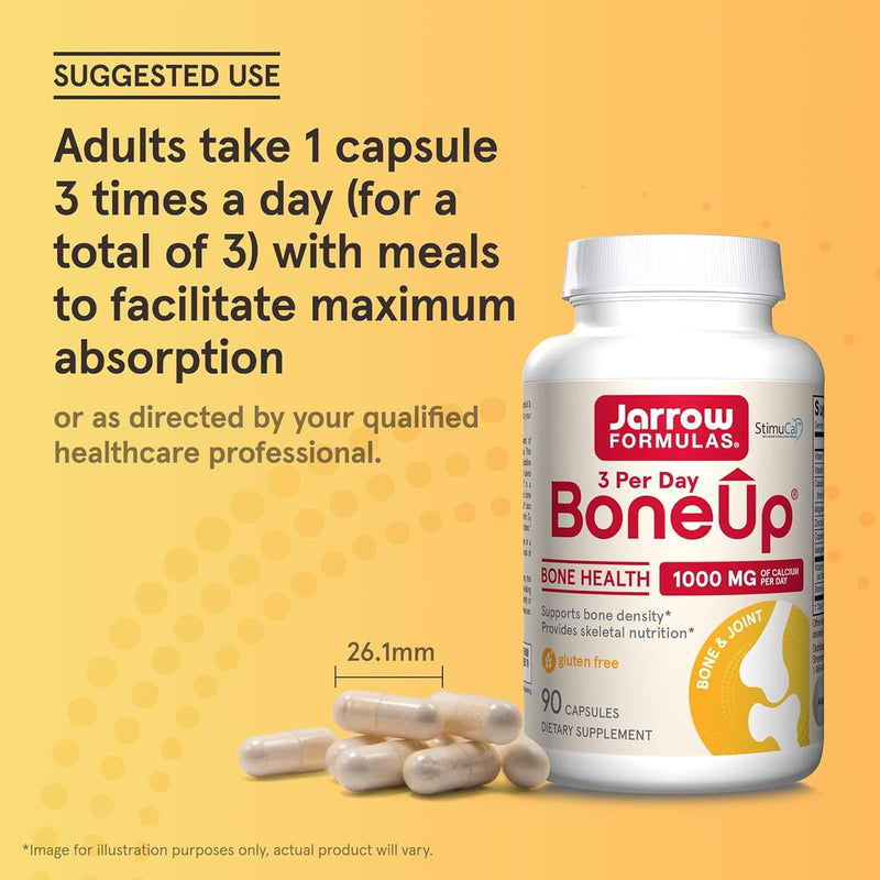 Jarrow Formulas, Bone-Up, tres por día, 90 cápsulas