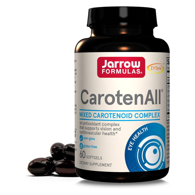 Jarrow Formulas CarotenAll Mixed Carotenoids Complex 60 Softgels