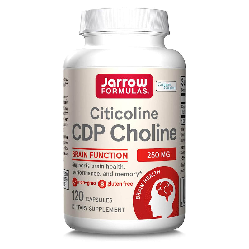 Jarrow Formulas, Citicolina, CDP Colina, 250 mg, 120 Cápsulas