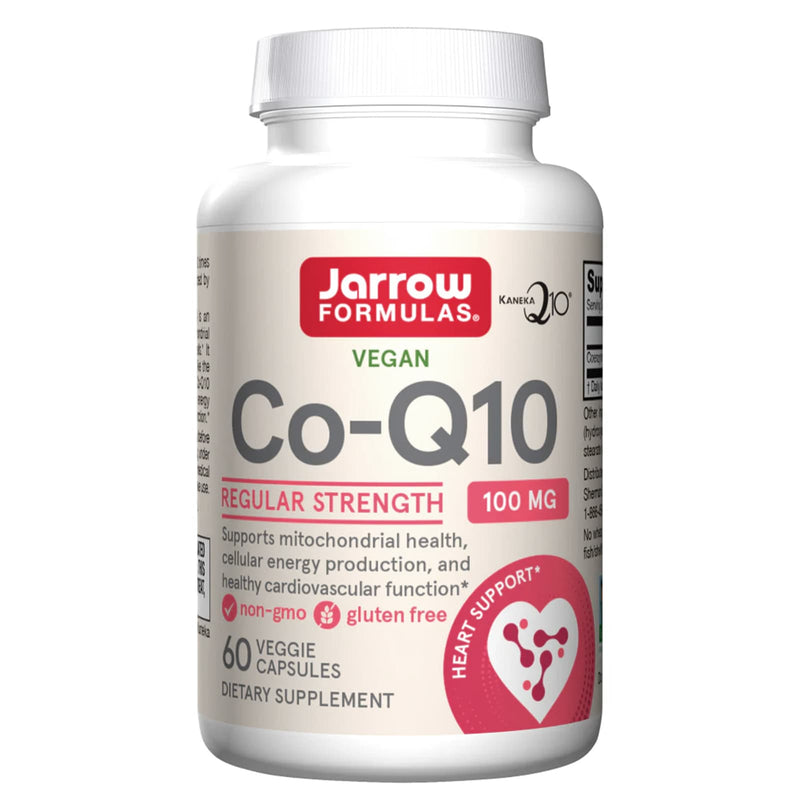 Fórmulas Jarrow, Co-Q10, 100 mg, 60 cápsulas vegetais