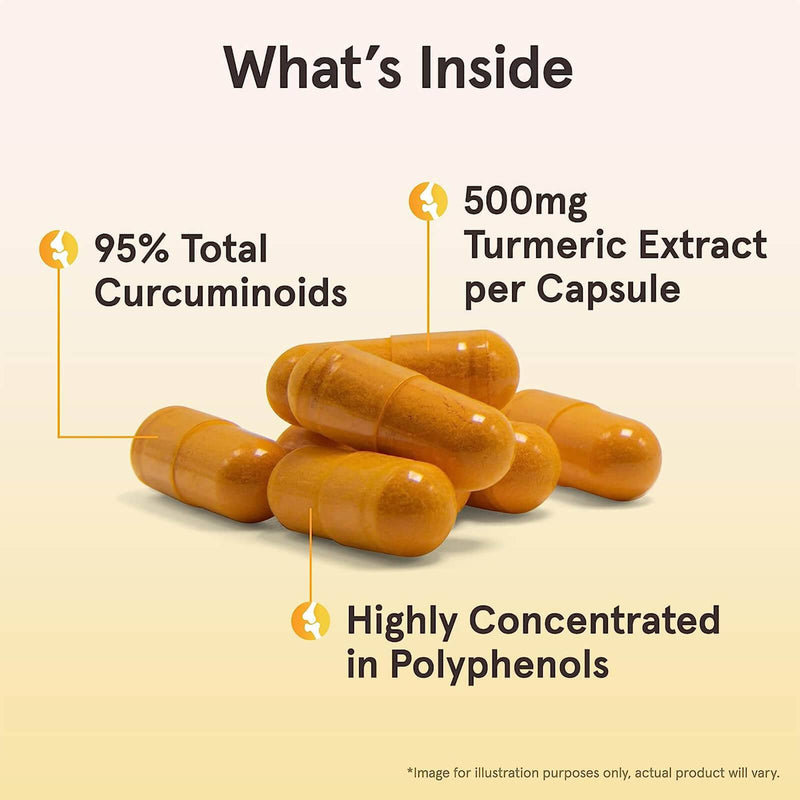 Jarrow Formulas Curcumin 95 500 mg 60 Veggie Caps