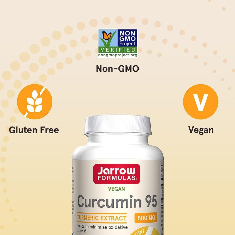 Jarrow Formulas Curcumin 95 Turmeric Extract 500 mg 120 Veggie Caps