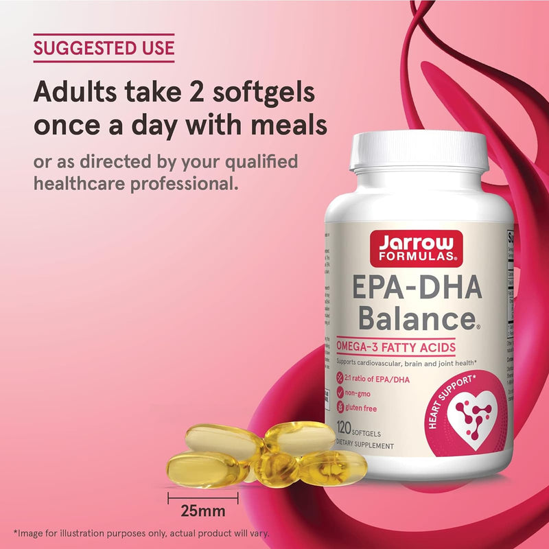 Jarrow Formulas EPA-DHA Balance 120 Softgels