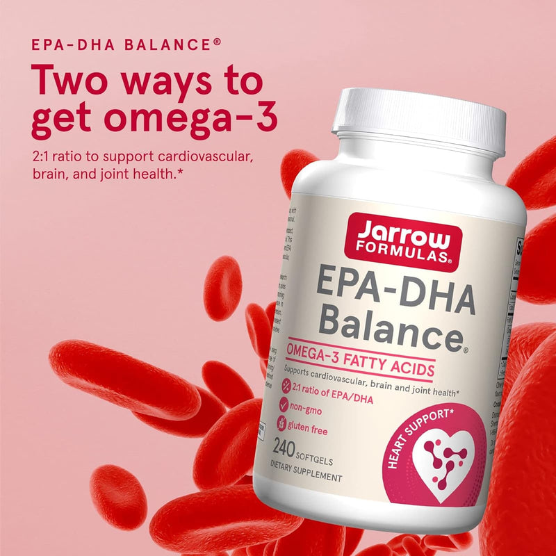 Jarrow Formulas, Equilibrio EPA-DHA, 240 cápsulas blandas