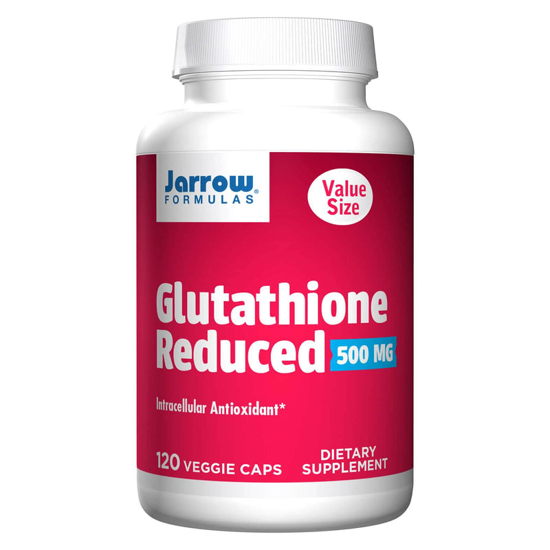 Jarrow Formulas, Glutatión reducido, 500 mg, 120 cápsulas vegetarianas