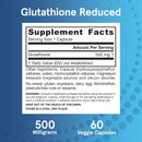 Jarrow Formulas Glutathione Reduced 500 mg 60 Veggie Caps - DailyVita