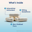 Jarrow Formulas Glutathione Reduced 500 mg 60 Veggie Caps - DailyVita