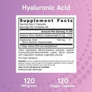Jarrow Formulas Hyaluronic Acid 50 mg 120 Veggie Caps - DailyVita