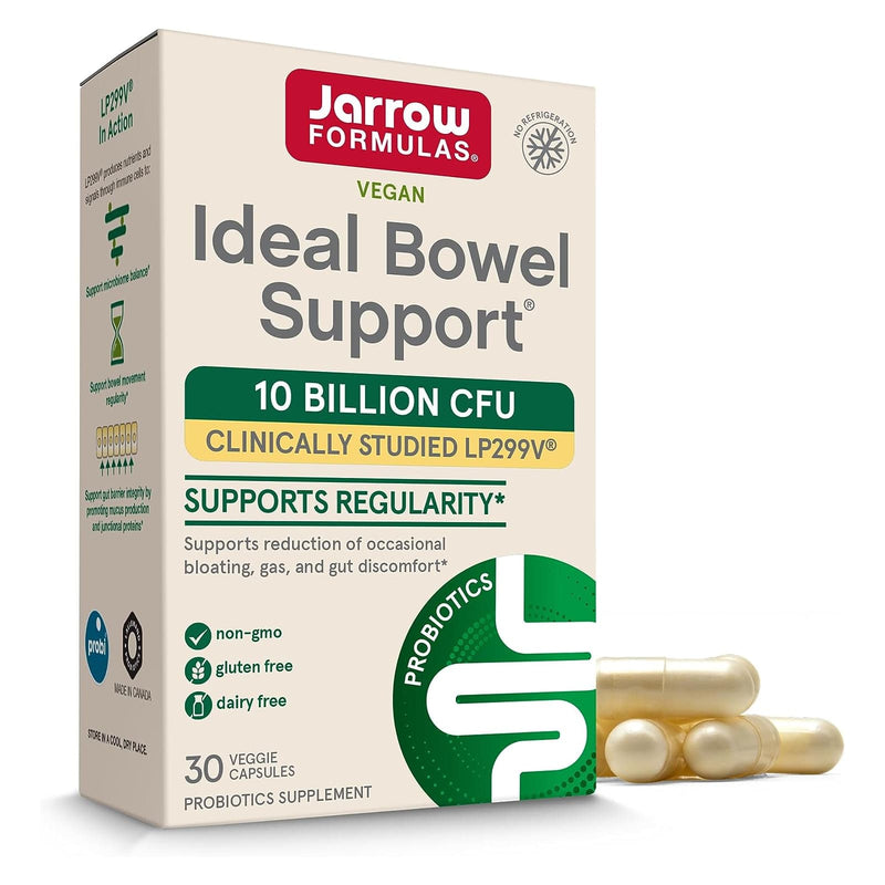 Jarrow Formulas Ideal Bowel Support 299v 10 Billion 30 Veggie Caps