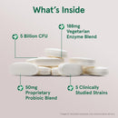 Jarrow Formulas Jarro-Dophilus 5 Billion CFU + Digest Sure 30 Bilayer Tablets - DailyVita