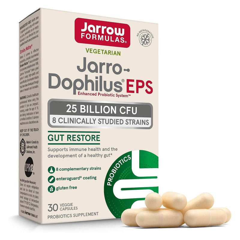 Jarrow Formulas Jarro-Dophilus EPS 25 Billion 30 Veggie Caps