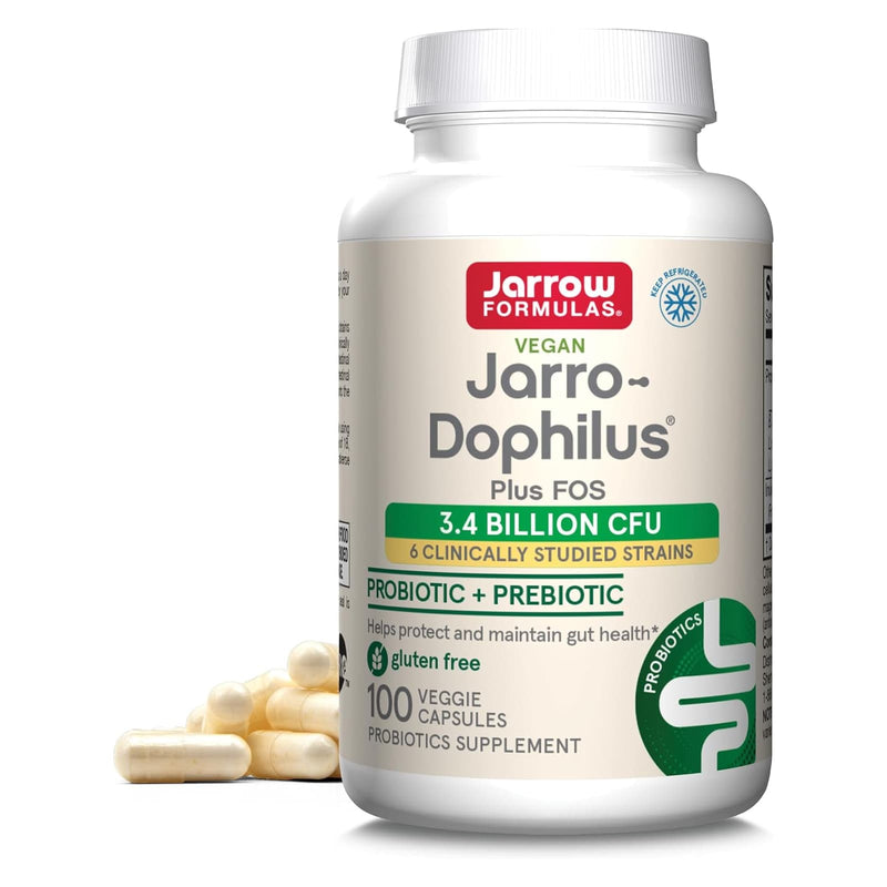 Jarrow Formulas Jarro-Dophilus +Fos 3.4 Billion Cfu 100 Veg Caps