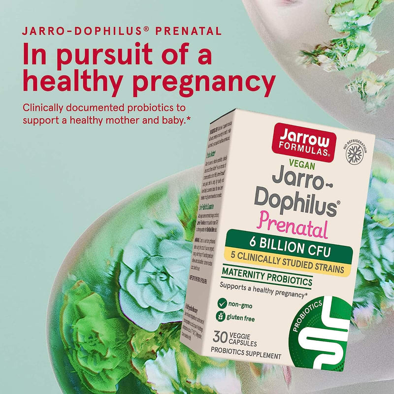 Jarrow Formulas jarro-dophilus产前60亿30蔬菜帽