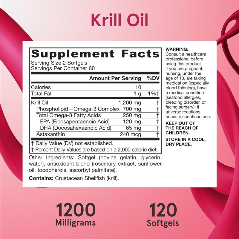 Jarrow Formulas Krill Oil 120 Softgels