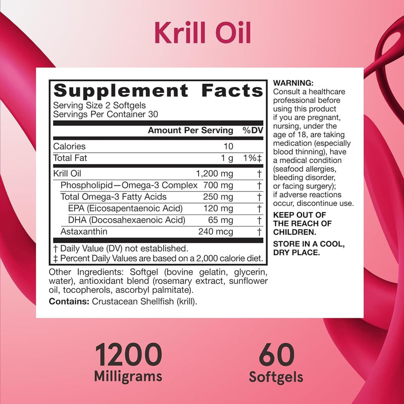 Jarrow Formulas Krill Oil 60 Softgels