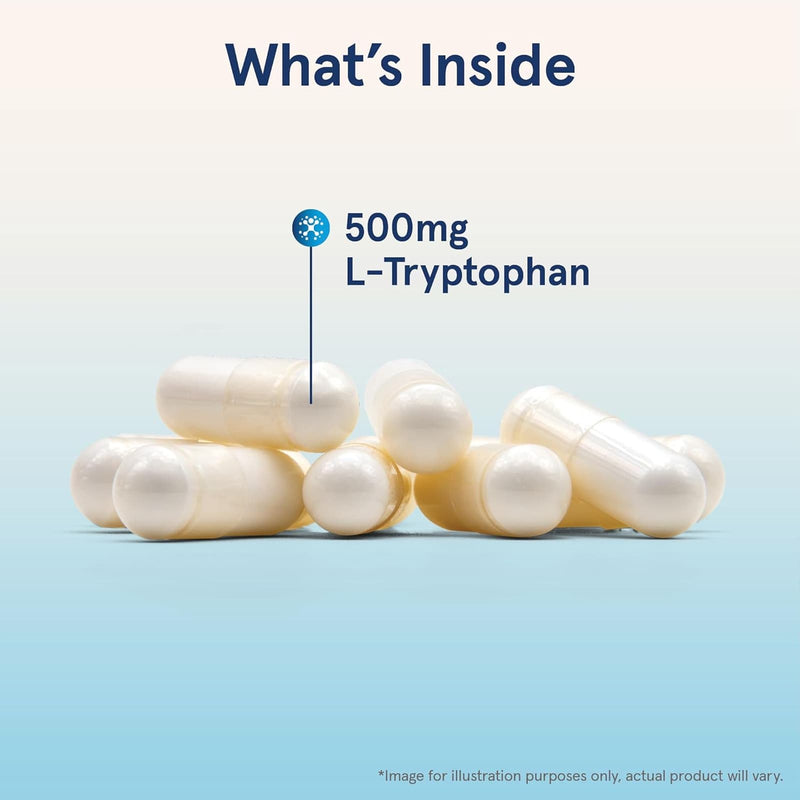 Jarrow Formulas L-Tryptophan 500 mg 60 Veggie Caps