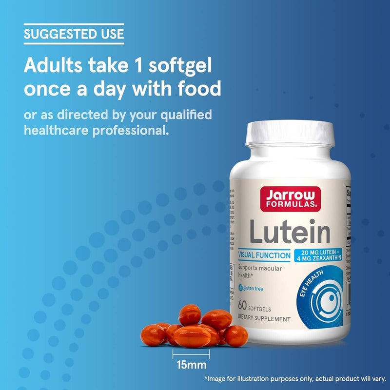 Jarrow Formulas Lutein 20 mg 60 Softgels