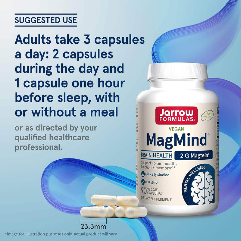 Jarrow Formulas, MagMind, 90 식물성 캡슐