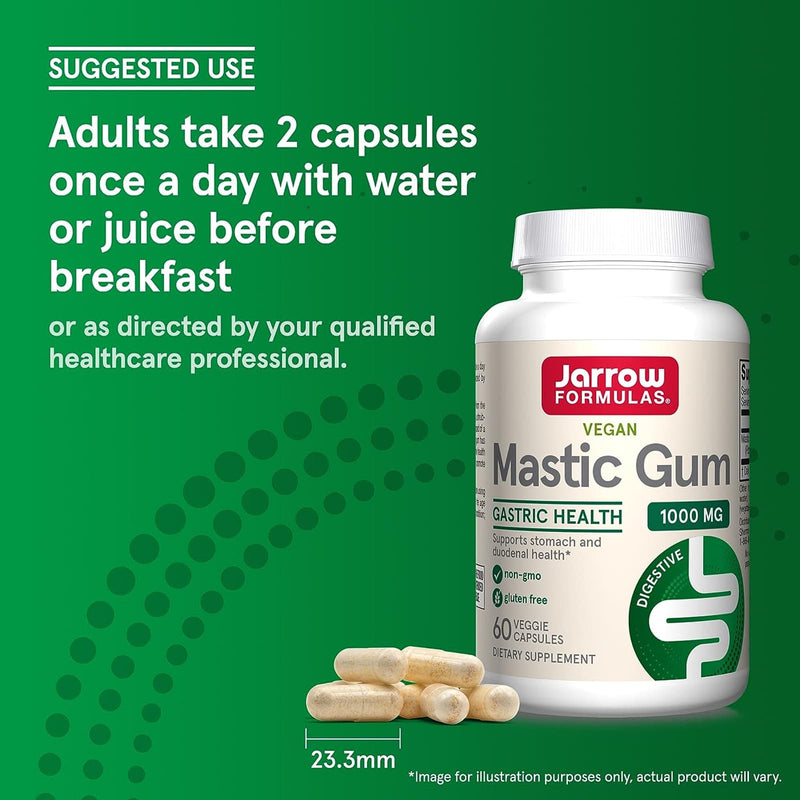 Jarrow Formulas Mastic Gum 500 mg 60 Veggie Caps