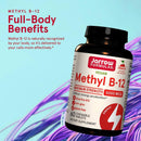 Jarrow Formulas Methyl B-12 Cherry Flavor 5,000 mcg 60 Chewable Lozenges - DailyVita