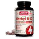 Jarrow Formulas Methyl B-12 Cherry Methylcobalamin 5000 mcg 90 Chewable Tablets - DailyVita