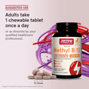 Jarrow Formulas Methyl B-12 Tropical 2,500 mcg 100 Chewable Tablets - DailyVita