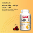 Jarrow Formulas MK-7 90 mcg Superior Vitamin K 90 Softgels - DailyVita