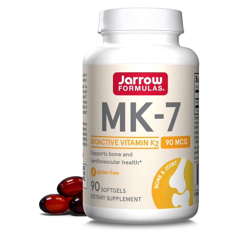 Jarrow Formulas, MK-7, 90 mcg, Vitamina K Superior, 90 Softgels