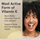 Jarrow Formulas MK-7 Most Active Form of Vitamin K-2 180 mcg 30 Softgels - DailyVita