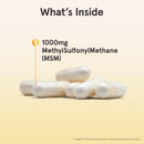 Jarrow Formulas MSM 1,000 mg 200 Veggie Caps - DailyVita