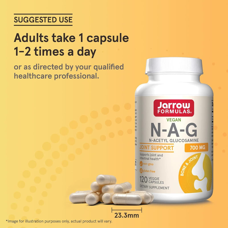 Jarrow Formulas N-A-G 700 mg 120素食帽