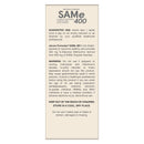 Jarrow Formulas Natural SAMe 400 Full Potency 400 mg 60 Enteric-Coated Tablets - DailyVita