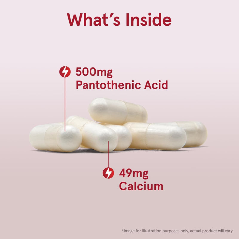 Jarrow Formulas Pantothenic Acid B5 500 mg 100 Veggie Caps