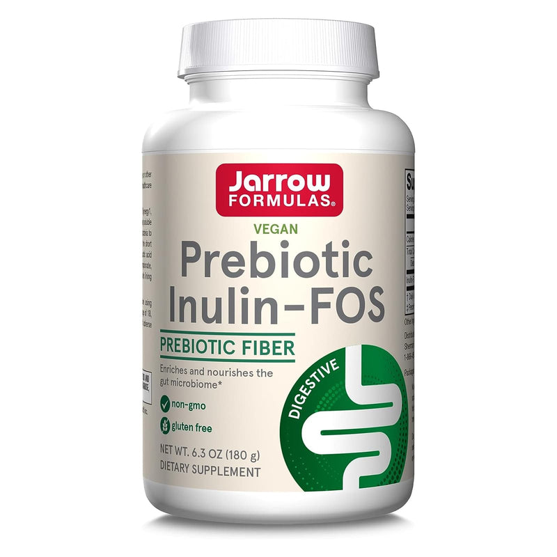 Jarrow Formulas Prebiotic Inulin-FOS Powder 6.3 oz