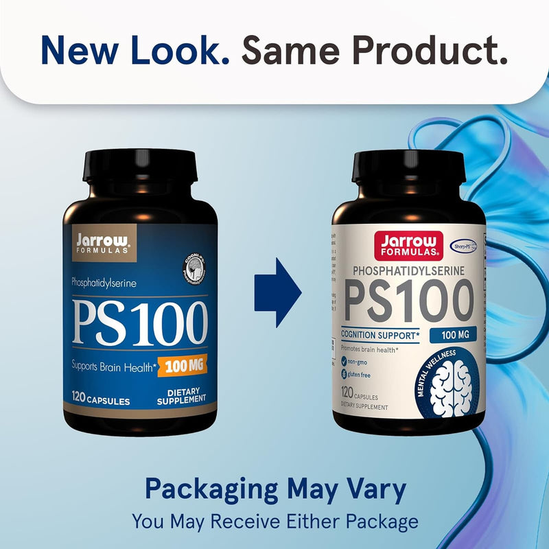 Jarrow Formulas PS-100 Phosphatidyl Serine 100 mg 120 Capsules - DailyVita