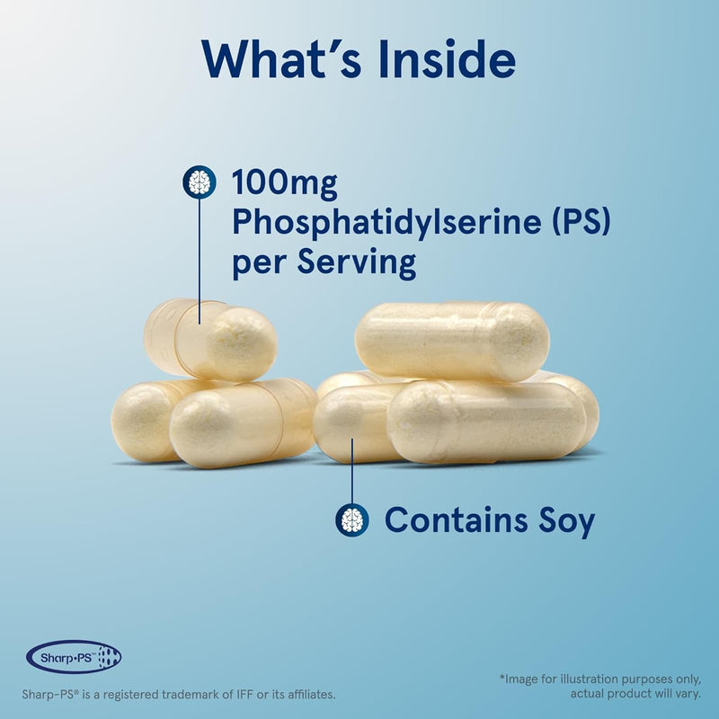 Jarrow Formulas PS-100 Phosphatidyl Serine 100 mg 120 Capsules - DailyVita