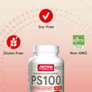 Jarrow Formulas PS 100 Phosphatidyl serine 100 mg 120 Softgels - DailyVita