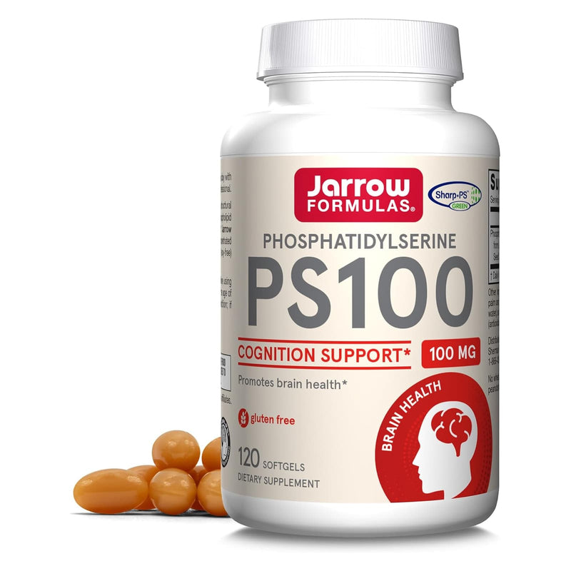 Jarrow Formulas PS 100 Phosphatidyl serine 100 mg 120 Softgels