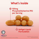 Jarrow Formulas PS-100 Phosphatidyl Serine 100 mg 60 Softgels - DailyVita