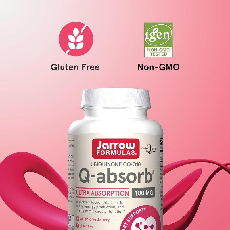 Fórmulas Jarrow, Q-absorb Co-Q10, 100 mg, 120 Softgels