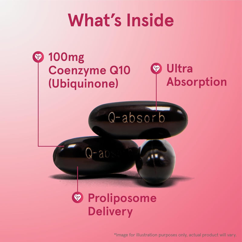 Fórmulas Jarrow, Q-absorb Co-Q10, 100 mg, 60 Cápsulas Cápsulas