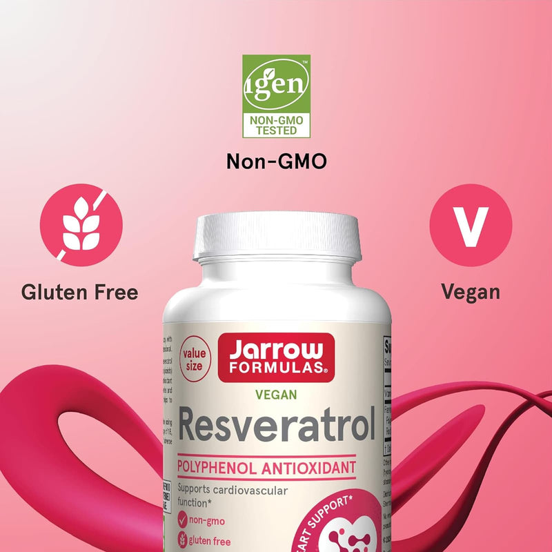 Jarrow Formulas Resveratrol 100 mg 120 Veggie Caps