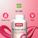 Jarrow Formulas Resveratrol 100 mg 60 Veggie Caps - DailyVita