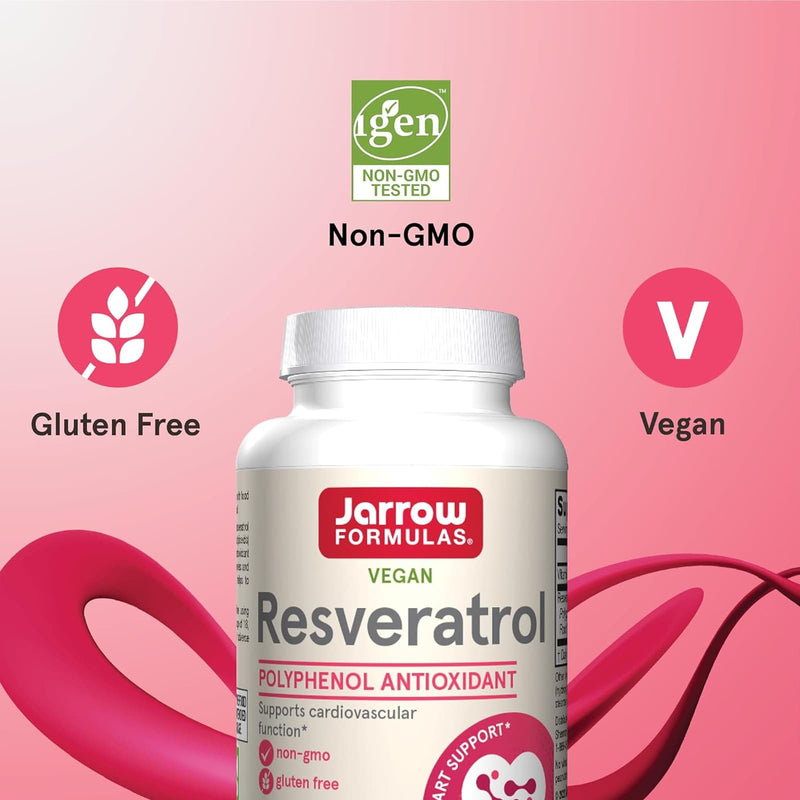 Jarrow Formulas Resveratrol 100 mg 60 Veggie Caps