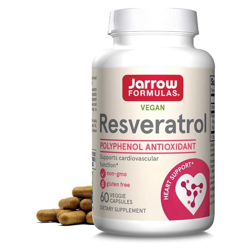 Jarrow Formulas Resveratrol 100 mg 60 Veggie Caps