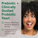 Jarrow Formulas Saccharomyces Boulardii Plus MOS 5 Billion Probiotic + Prebiotic 180 Veggie Capsules - DailyVita