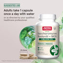 Jarrow Formulas Saccharomyces Boulardii Plus MOS 5 Billion Probiotic + Prebiotic 180 Veggie Capsules - DailyVita