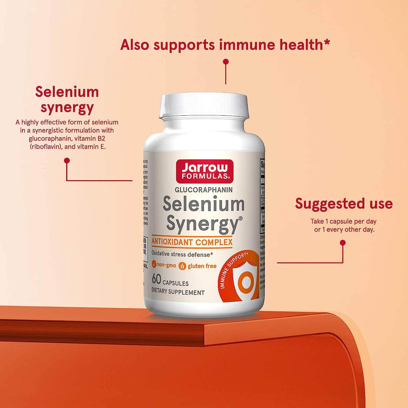 Jarrow Formulas Selenium Synergy 60 Capsules